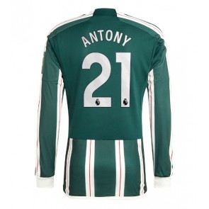 Manchester United Antony #21 Replika Udebanetrøje 2023-24 Langærmet